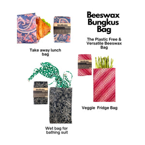 Reusable Beeswax Bungkus Batik